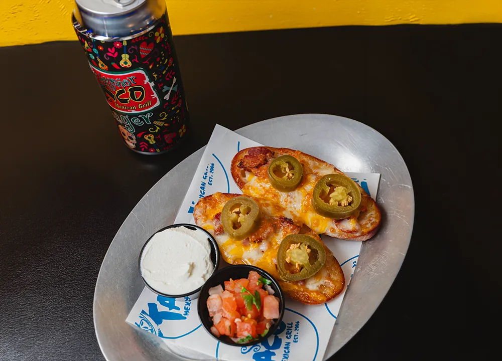 Loaded Potatoe Skins (2pcs)