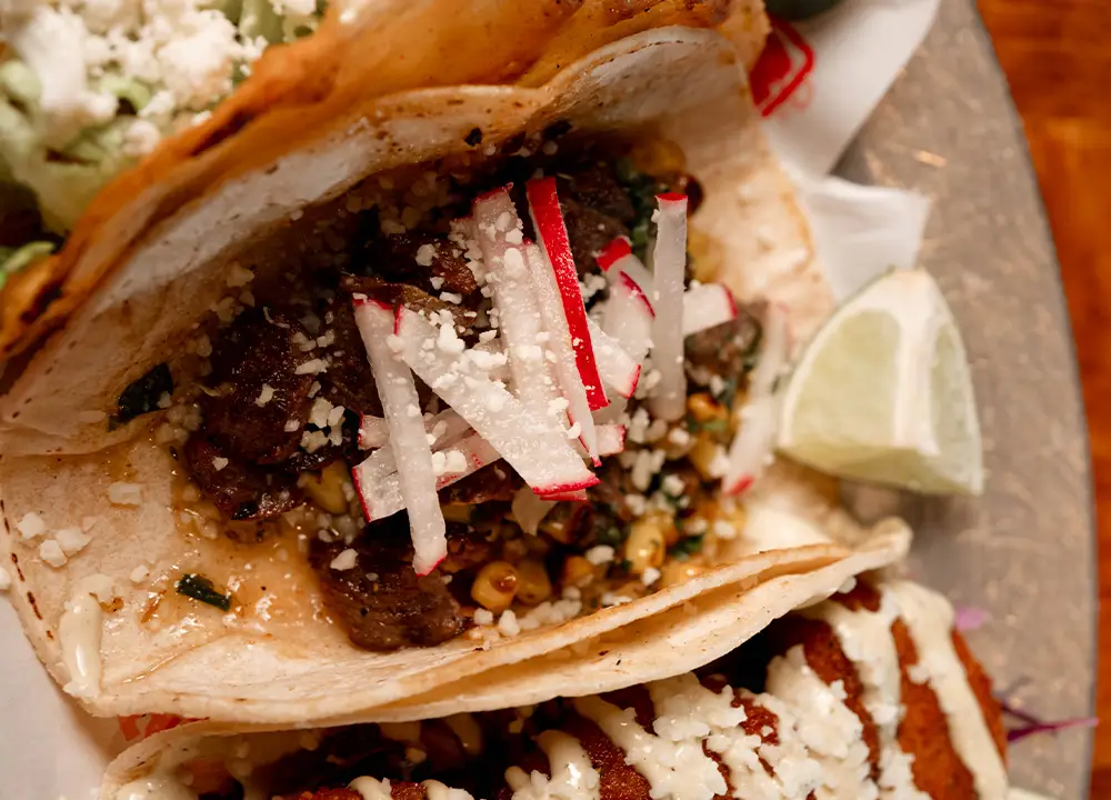 Chimichurri tacos